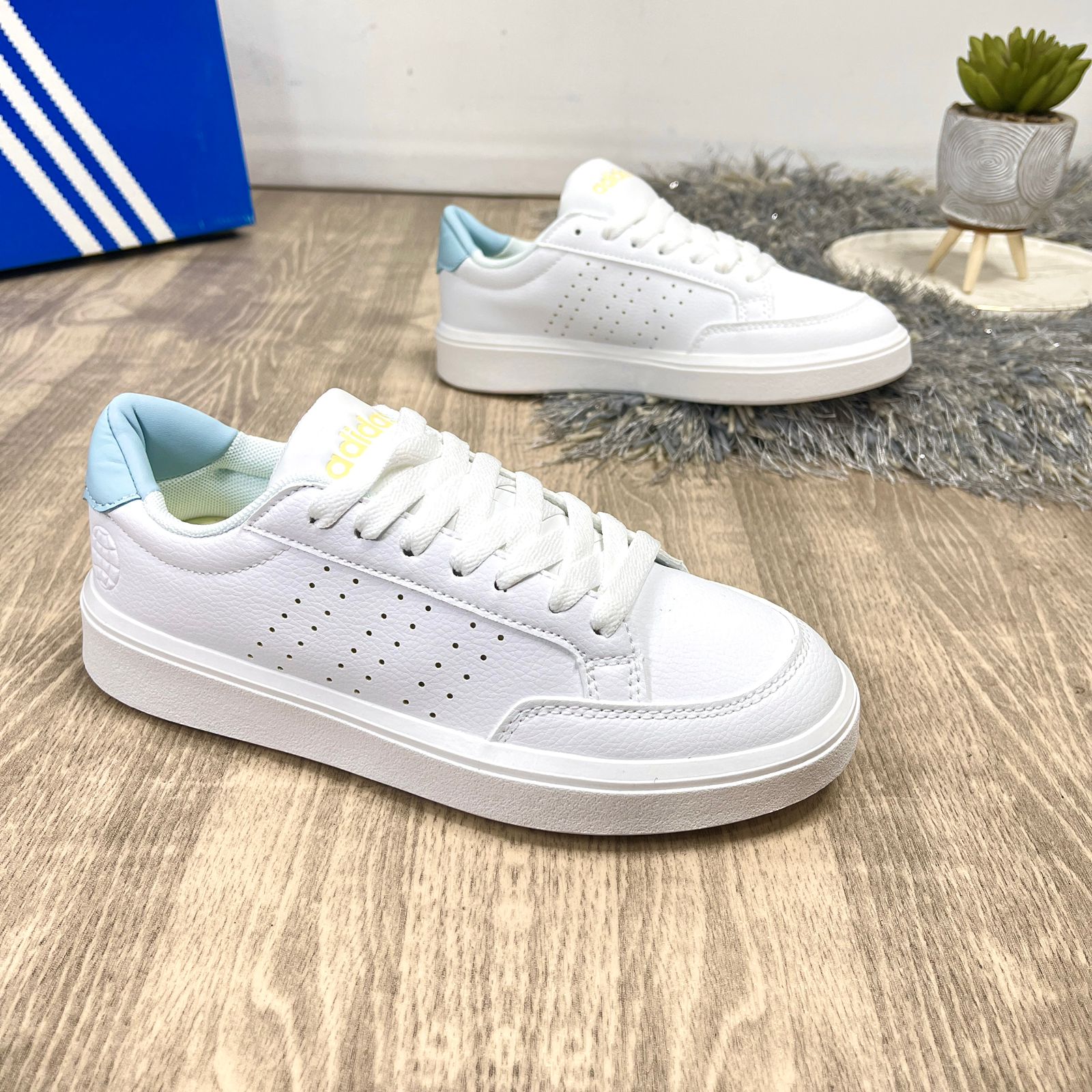 Adidas neo blancas mujer online